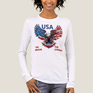 Camiseta Triblenda Águila Americana Patriótica