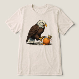 Camiseta Triblenda Águila calva y naranja