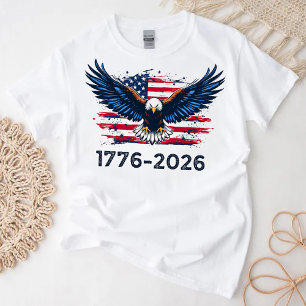 Camiseta Triblenda Águila de la Independencia   Estadounidense 1776-2