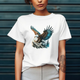 Camiseta Triblenda Águila en acuarela