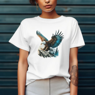 Camiseta Triblenda Águila en Acuarela
