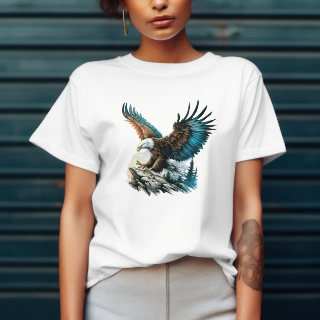 Camiseta Triblenda Águila en acuarela (Subido por el creador)