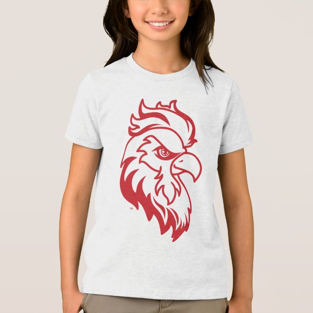 Camiseta Triblenda Aguila Roja de la Universidad Estatal de Jacksonvi (Anverso)