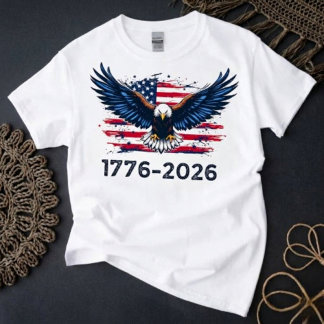Camiseta Triblenda Águila Semiquincentenario de EE. UU. 250 Años 1776
