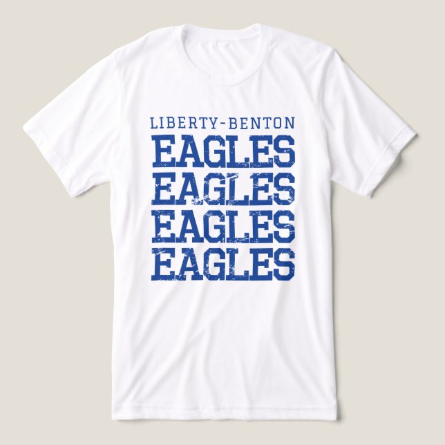 Camiseta Triblenda Águilas LLB con problemas, GraphicLoveShop (Diseño delantero )