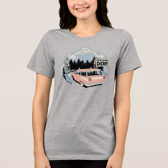Camiseta Triblenda Ahora entrando a Derry (Anverso)