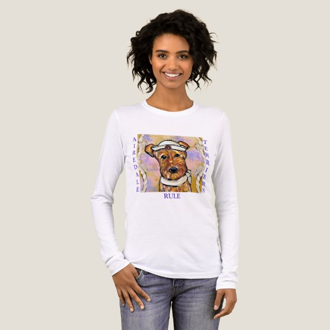 CAMISETA TRIBLENDA AIREDALE TERRIER (Anverso Completo)