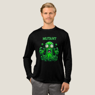Camiseta Triblenda Ajedaño espantoso Zombie - Monstruo verde neón