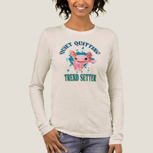 Camiseta Triblenda Ajolote Rosa Divertido Establecedor de la Tendenci