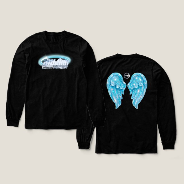 Camiseta Triblenda "alas" de moto satomi (Diseño frontal y trasero)