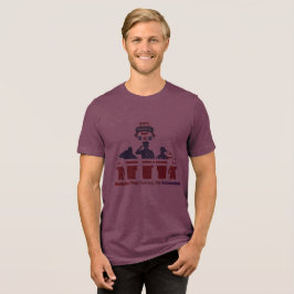 Camiseta Triblenda Alas de recuerdo granate