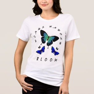 Camiseta Triblenda Alas en desarrollo: Diseño femenino inspirado en m