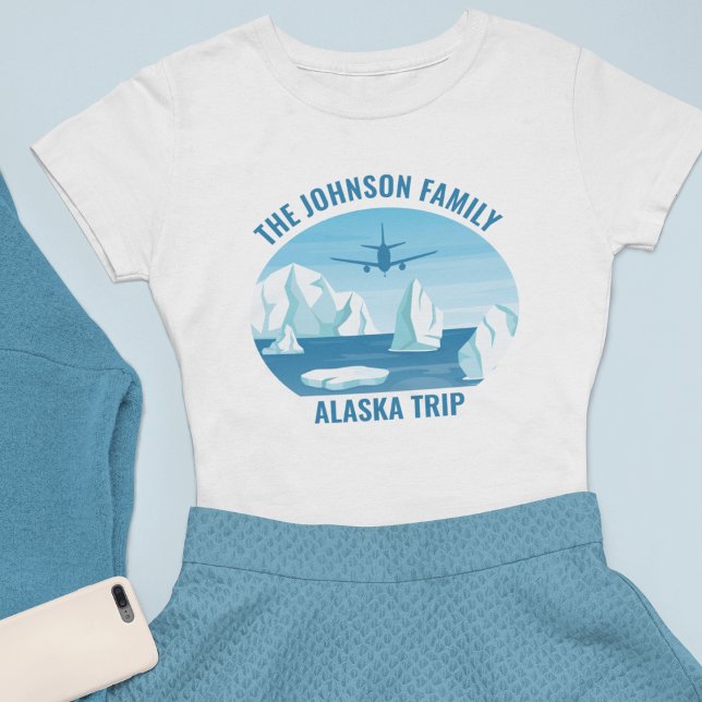 Camiseta Triblenda Alaska Trip Blue Glacier Personalizado femenino (Subido por el creador)
