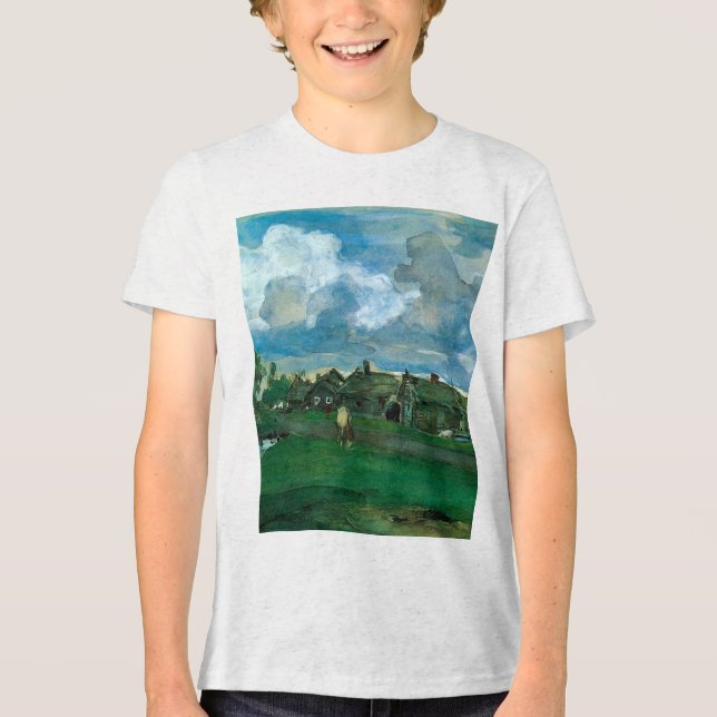Camiseta Triblenda Aldea rusa Valentin Serov (Anverso)