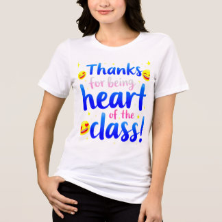 Camiseta Triblenda Alegre mensaje motivacional en aula
