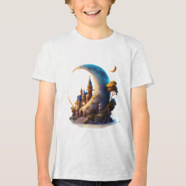 Camiseta Triblenda Algodón en la luna