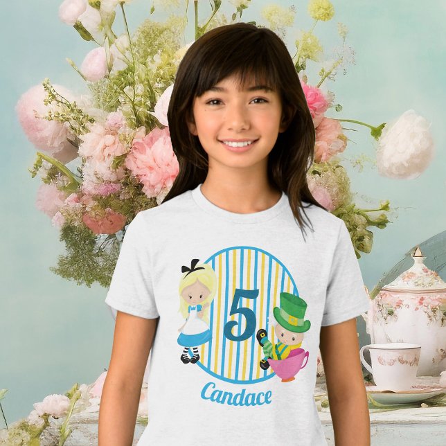 Camiseta Triblenda Alicia en el País de las Maravillas, Personalizado (Subido por el creador)