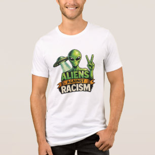 CAMISETA TRIBLENDA ALIÉGENAS CONTRA EL RACISMO