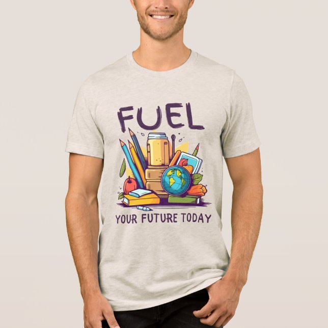 Camiseta Triblenda Alimenten su futuro hoy (Anverso)