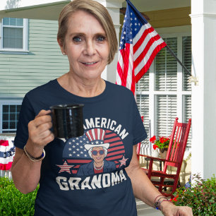 Camiseta Triblenda All American Grandma" 4th of July – Patriotic