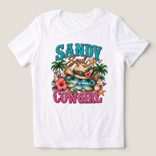 Camiseta Triblenda Alma arenosa vaquera costera occidental de playa