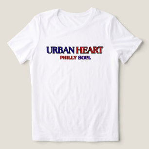 Camiseta Triblenda ALMA DE FILADelfia CORAZÓN URBANO Azul Rojo Mujer