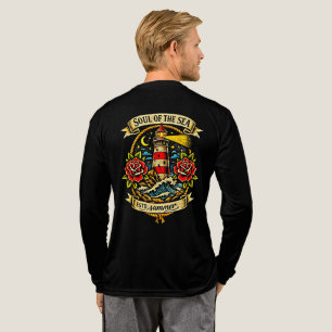 Camiseta Triblenda Alma del Mar Tatuaje de Marinero al Estilo Antiguo