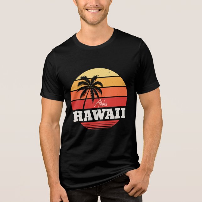 Camiseta Triblenda Aloha Hawaii (Anverso)