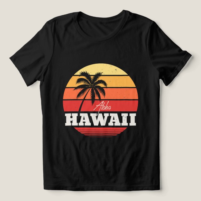 Camiseta Triblenda Aloha Hawaii (Diseño delantero )