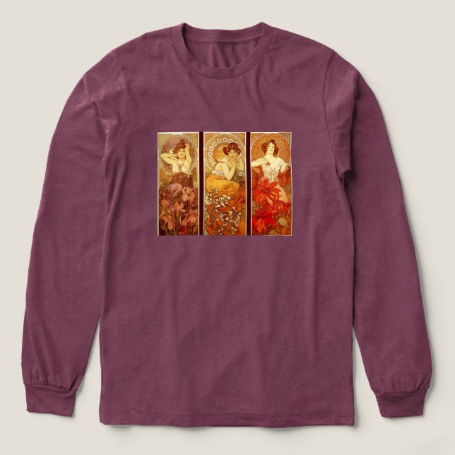 Camiseta Triblenda Alphonse Mucha (Diseño traserp)