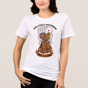 Camiseta Triblenda Alta Recompensa de Alto Riesgo La Oportunidad Es U
