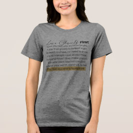 Camiseta Triblenda Ama primero