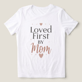 Camiseta Triblenda Amada Primero por Mamá Día de la Madre Regalo para