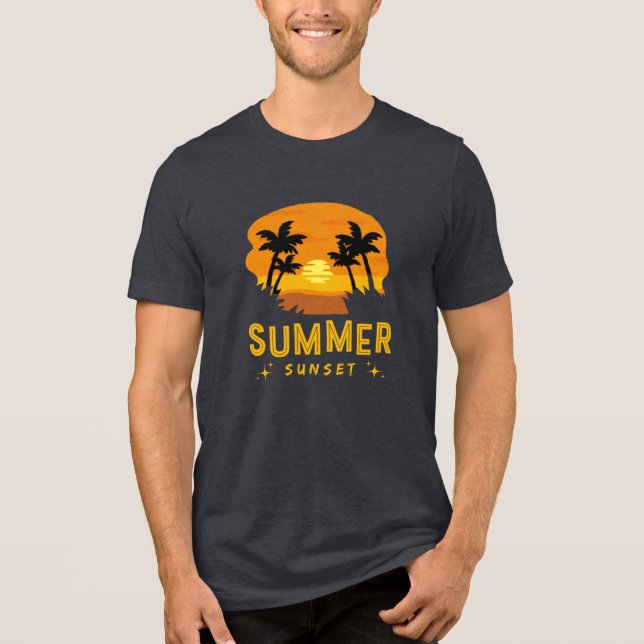 Camiseta Triblenda Amanecer de verano (Anverso)