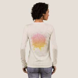 Camiseta Triblenda Amanecer en cielos de algodón de azúcar