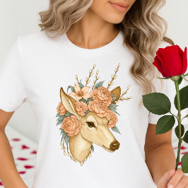 Camiseta Triblenda Amanecer floral - El espíritu suave de la naturale