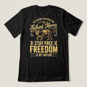 Camiseta Triblenda Amante de Gatos Fiero Libertad Atigrado
