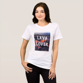 Camiseta Triblenda Amante de la Lava - Geología Volcánica