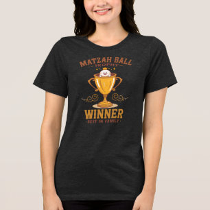 Camiseta Triblenda Amante de la Sopa de Bolas de Matzá