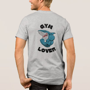 Camiseta Triblenda Amante del gimnasio tiburón