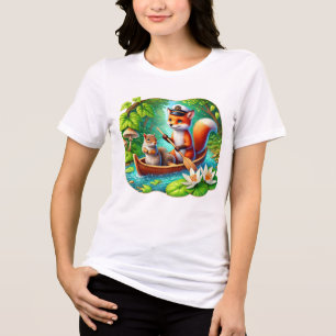 Camiseta Triblenda Amantes de la ardilla de zorro