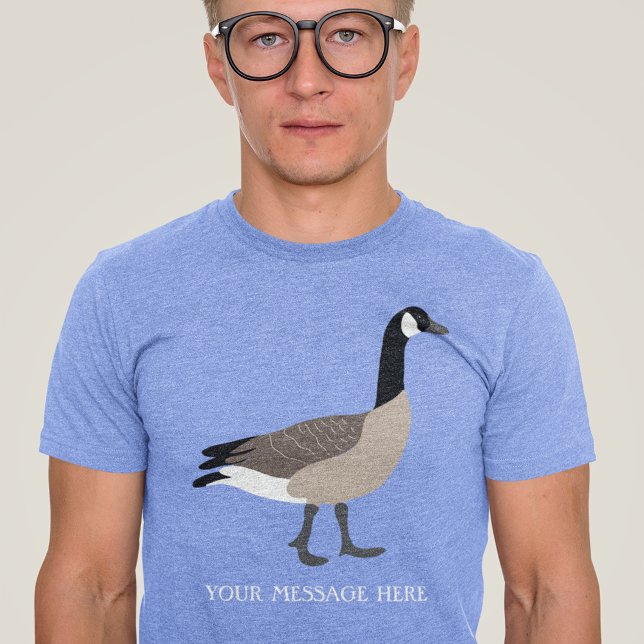 Camiseta Triblenda Amantes de las aves: Ilustracion de oca de Canadá  (Subido por el creador)