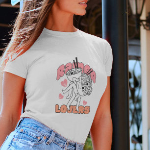 Camiseta Triblenda Amantes De Ramen Retro Fideos Dibujos Negro Blanco
