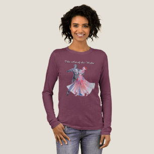 Camiseta Triblenda Amantes del Baile de Vals Diseño Gráfico Elegante
