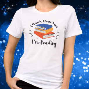 Camiseta Triblenda Amantes del libro, no puedo oírte estoy leyendo