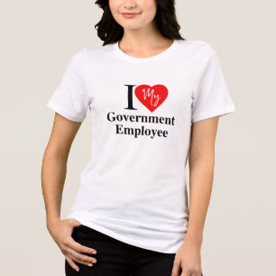 Camiseta Triblenda Amar a mi empleado gubernamental