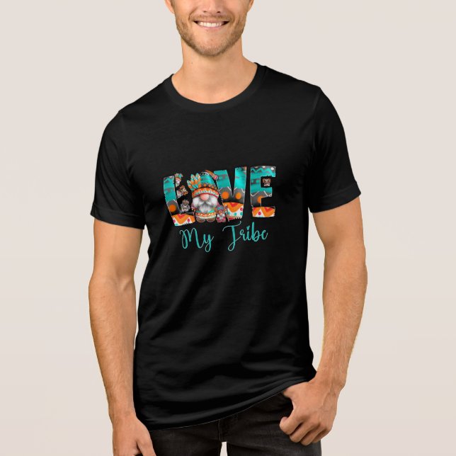 Camiseta Triblenda Amar a mi tribu (Anverso)