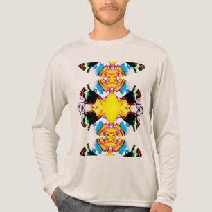 Camiseta Triblenda Amarillo Negro Verde Verde Southwest Mandala exten