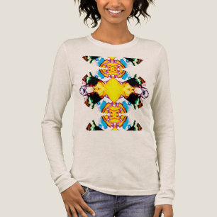 Camiseta Triblenda Amarillo Negro Verde Verde Southwest Mandala exten