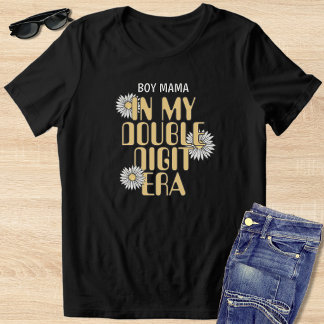 Camiseta Triblenda Amarillo y negro en mi era de doble dígito Mamá y